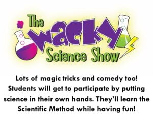 The Wacky Science Show Summer camp Entertainment