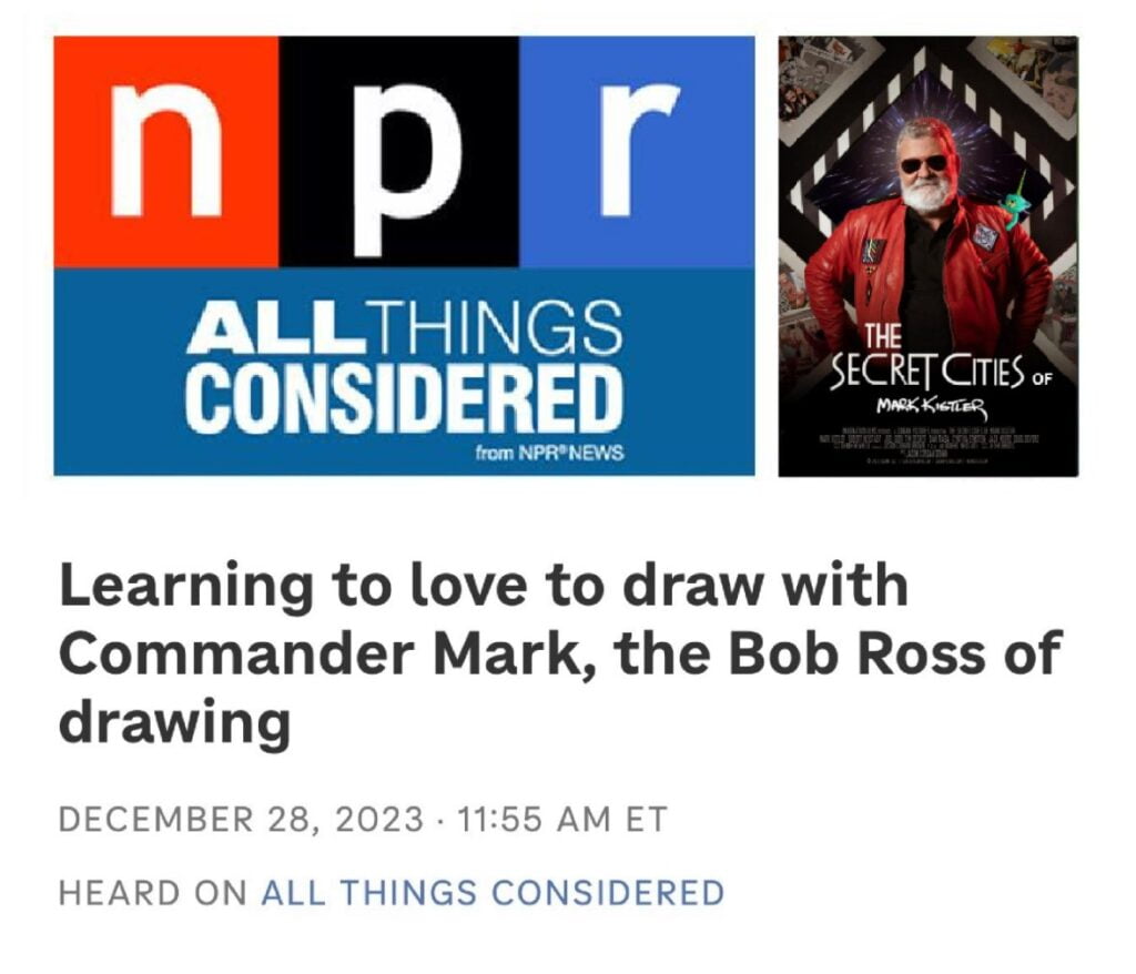 NPR interviews Mark Kistler on the show "All Things Considered"