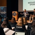 motivational speaker audience