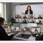 virtual classroom scene